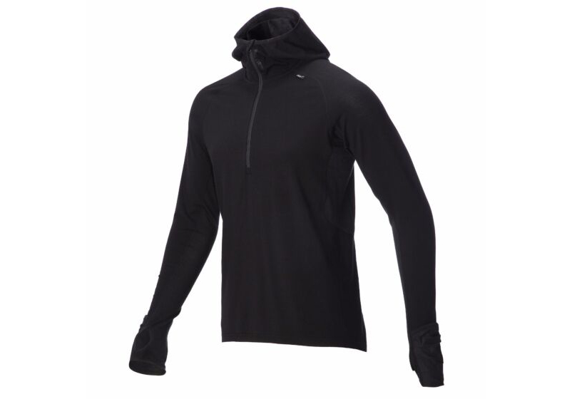 Inov-8 Long Sleeve Zipped Merino Mid Layer Herr Svarta Rea KUXT57386